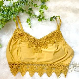 Large Boho summer crop top